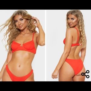 PLT “Crinkle Underwired Bikini” set